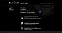 Desktop Screenshot of press.blancpain.com